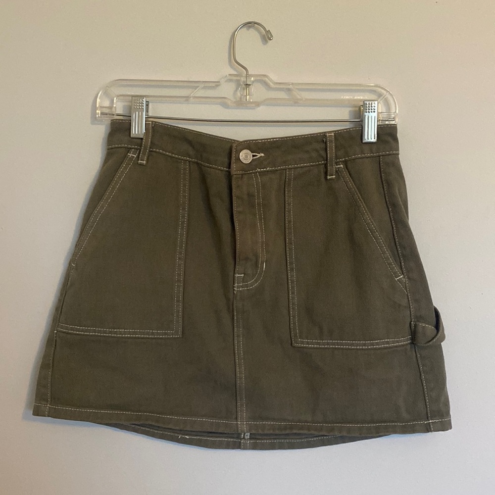 Pacsun Denim Cargo Skirt